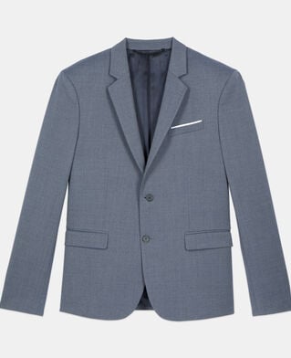 The Kooples MEN BLUE blue wool suit jacket