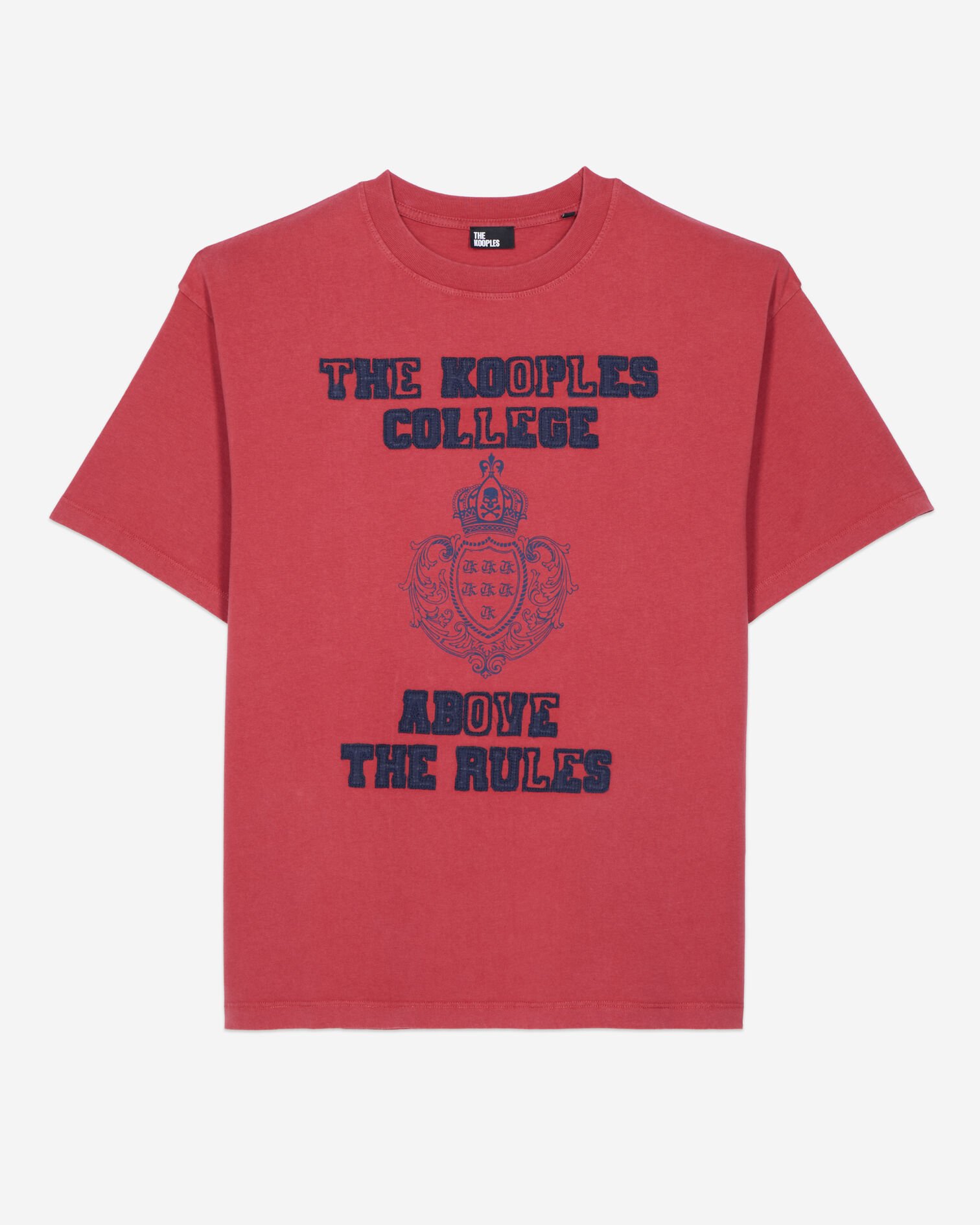 T-shirt avec sérigraphie rouge, RED / BURGUNDY, hi-res image number null