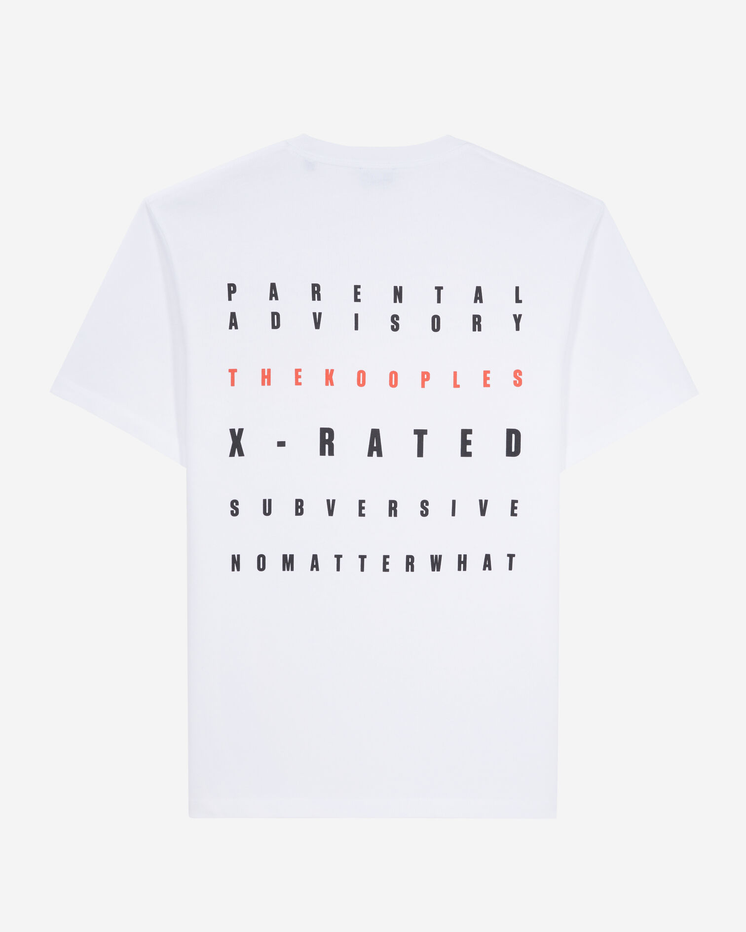 T-shirt Homme blanc avec sérigraphie X Rated, WHITE, hi-res image number null
