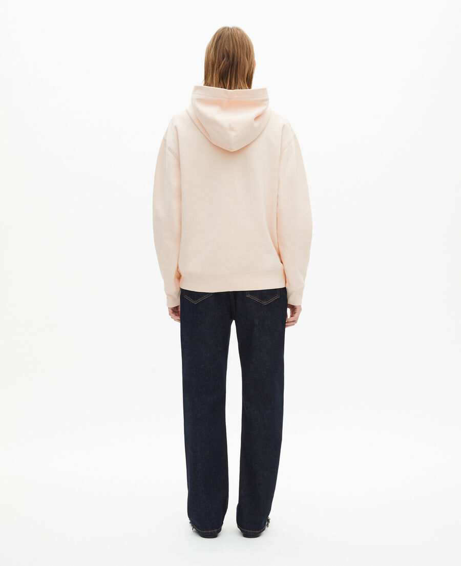 The Kooples FEMME ECRU sweatshirt à capuche et sérigraphie ecru