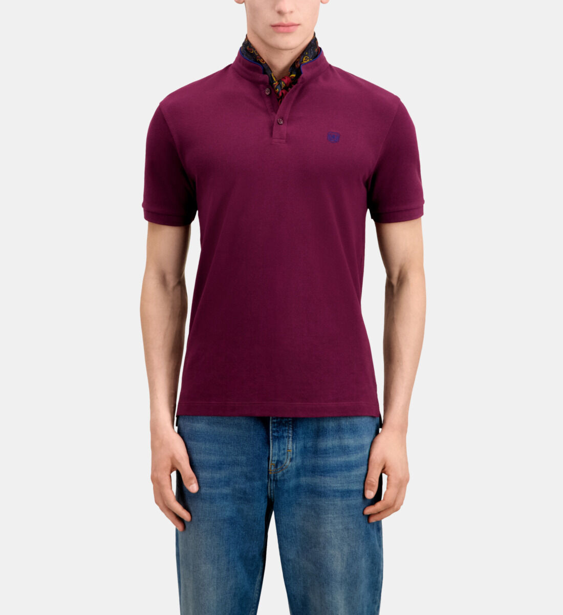 Maroon polo cheap t shirt