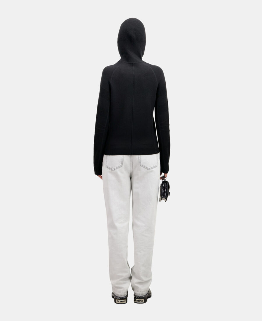 The Kooples F BLACK black balaclava sweater