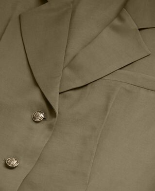 The Kooples WOMEN KAKI short khaki dress