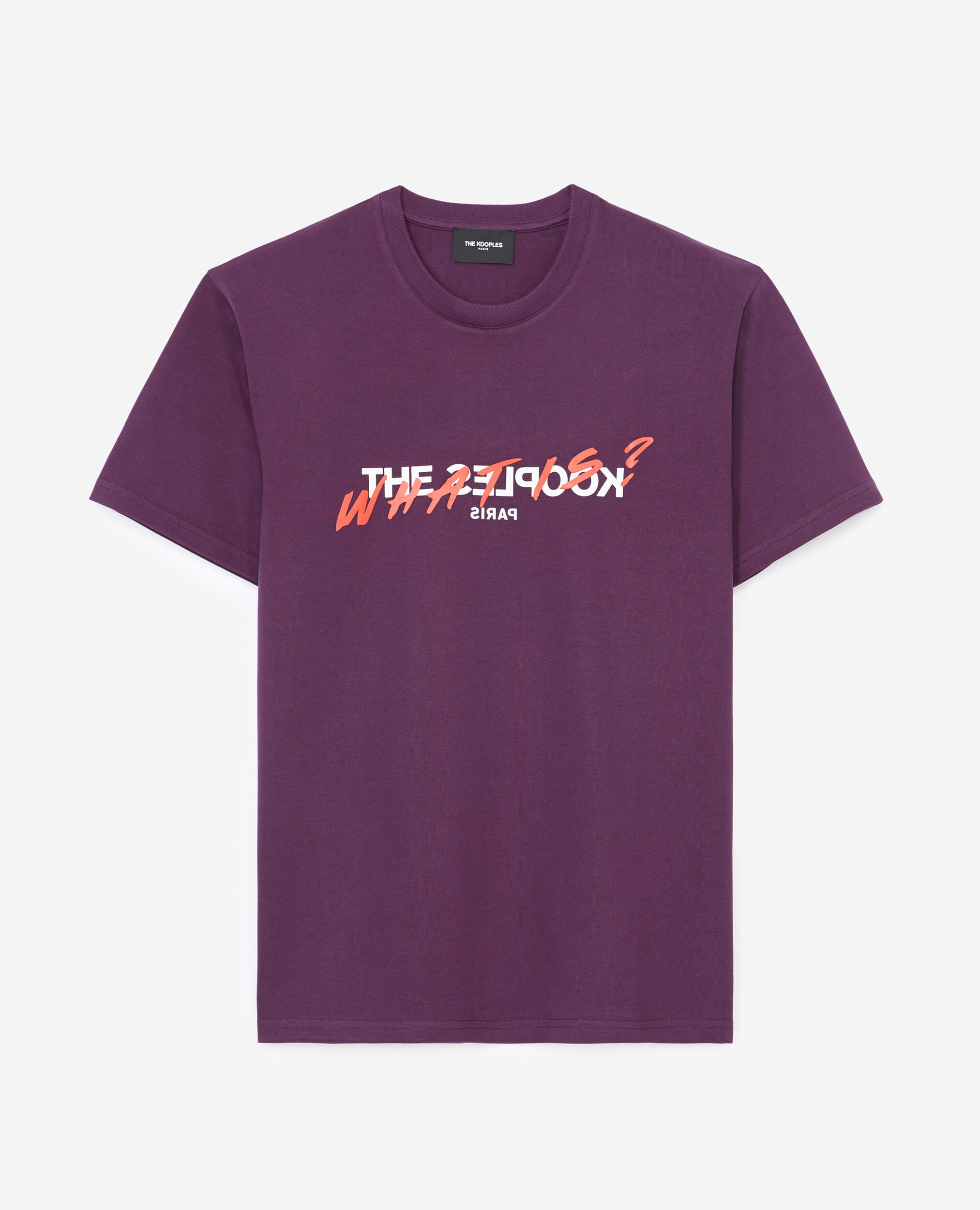 Camiseta de algodón púrpura qué es, PURPLE, hi-res image number null