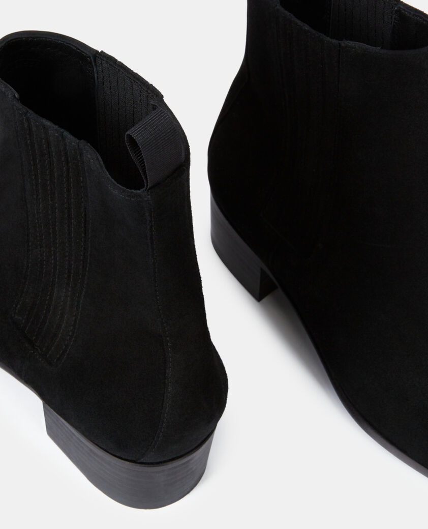 The Kooples MEN BLACK black suede leather boots