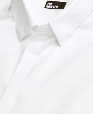 The Kooples HERREN WHITE hemd mit klassischem kragen weiß