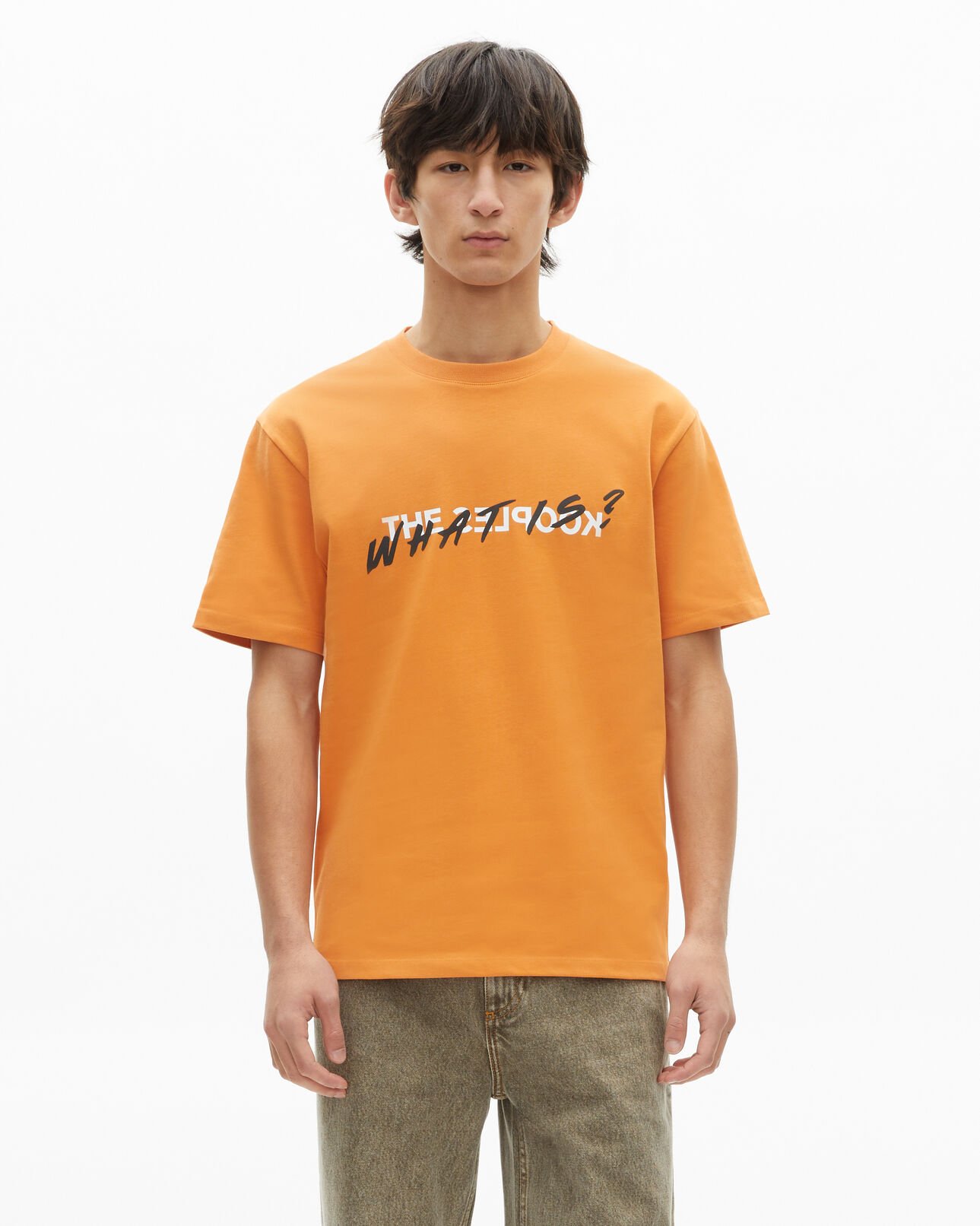 The Kooples MEN ABRICOT orange what is t-shirt