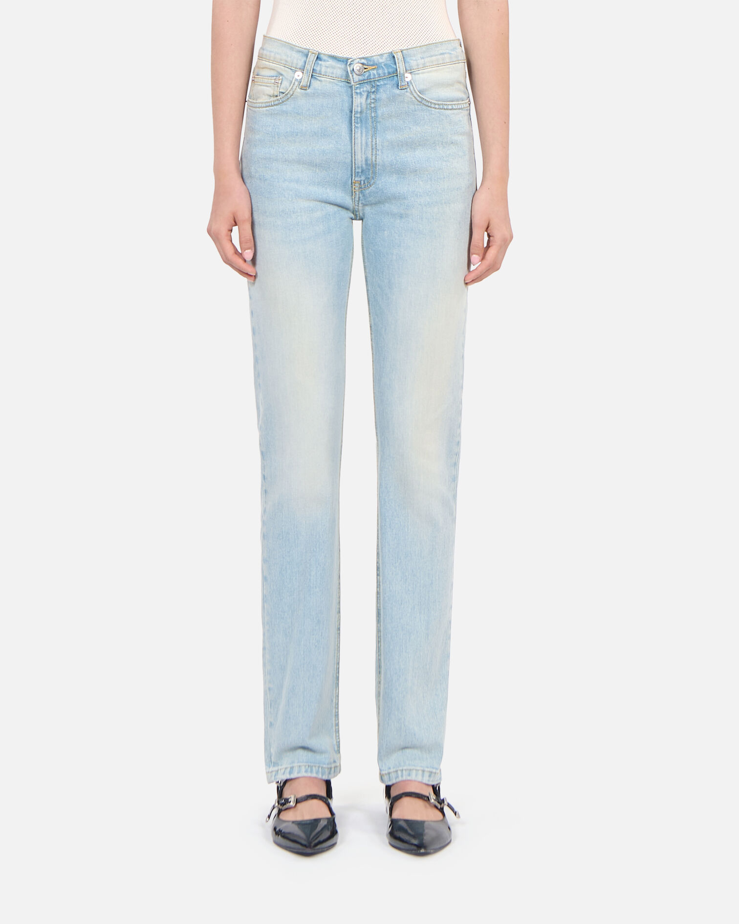 Jean slim bleu clair, BLUE BLEACHED / NAVY, hi-res image number null