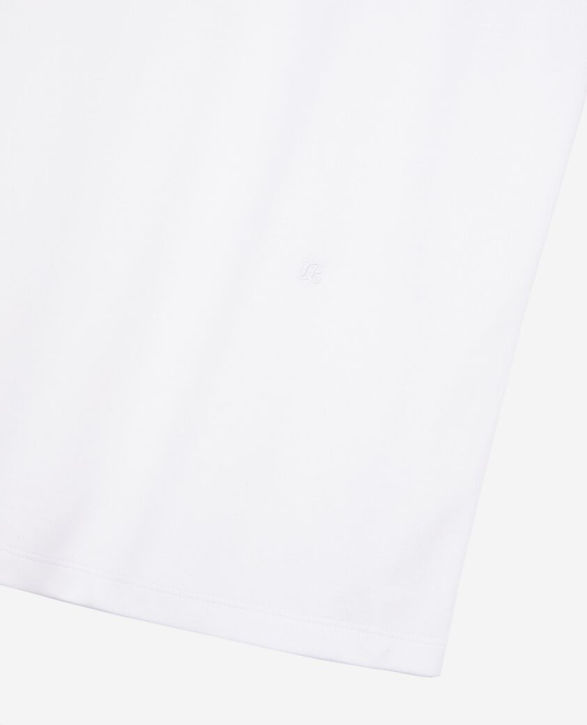 The Kooples H WHITE unisex loose plain white t-shirt