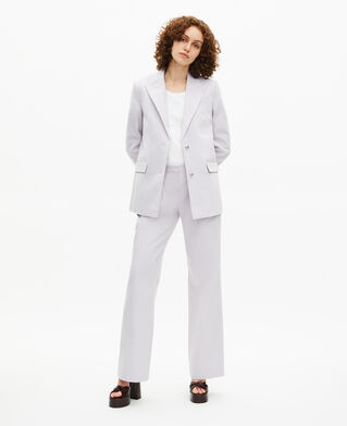 The Kooples WOMEN LIGHT PURPLE lilac straight suit jacket