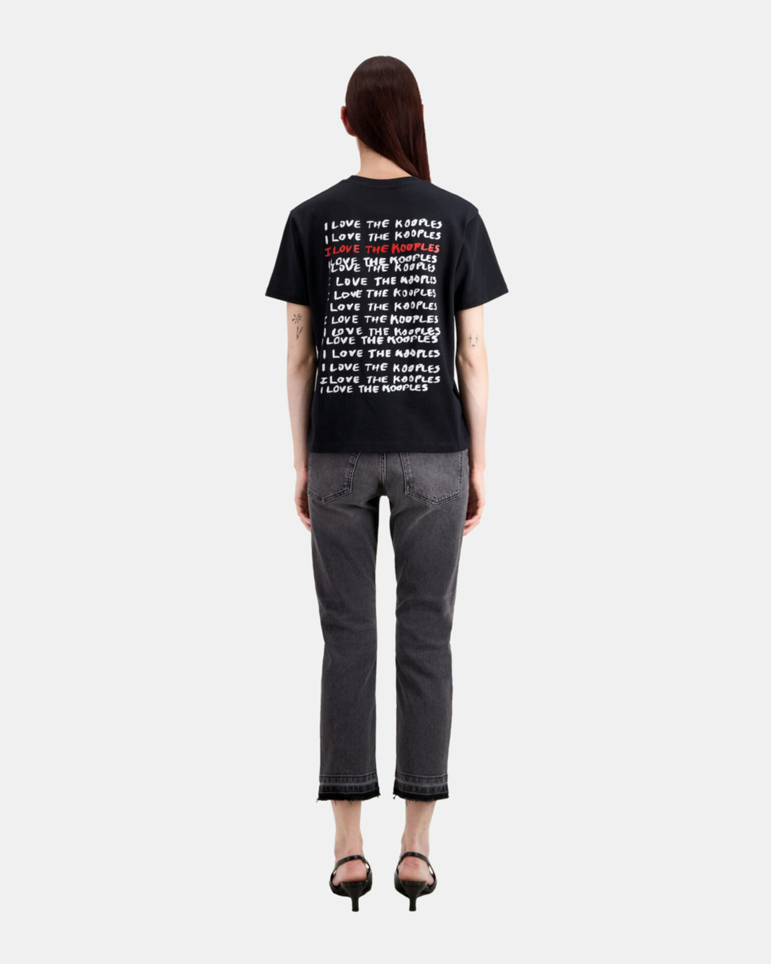 T-shirt Femme I Love Kooples noir, BLACK, hi-res image number null