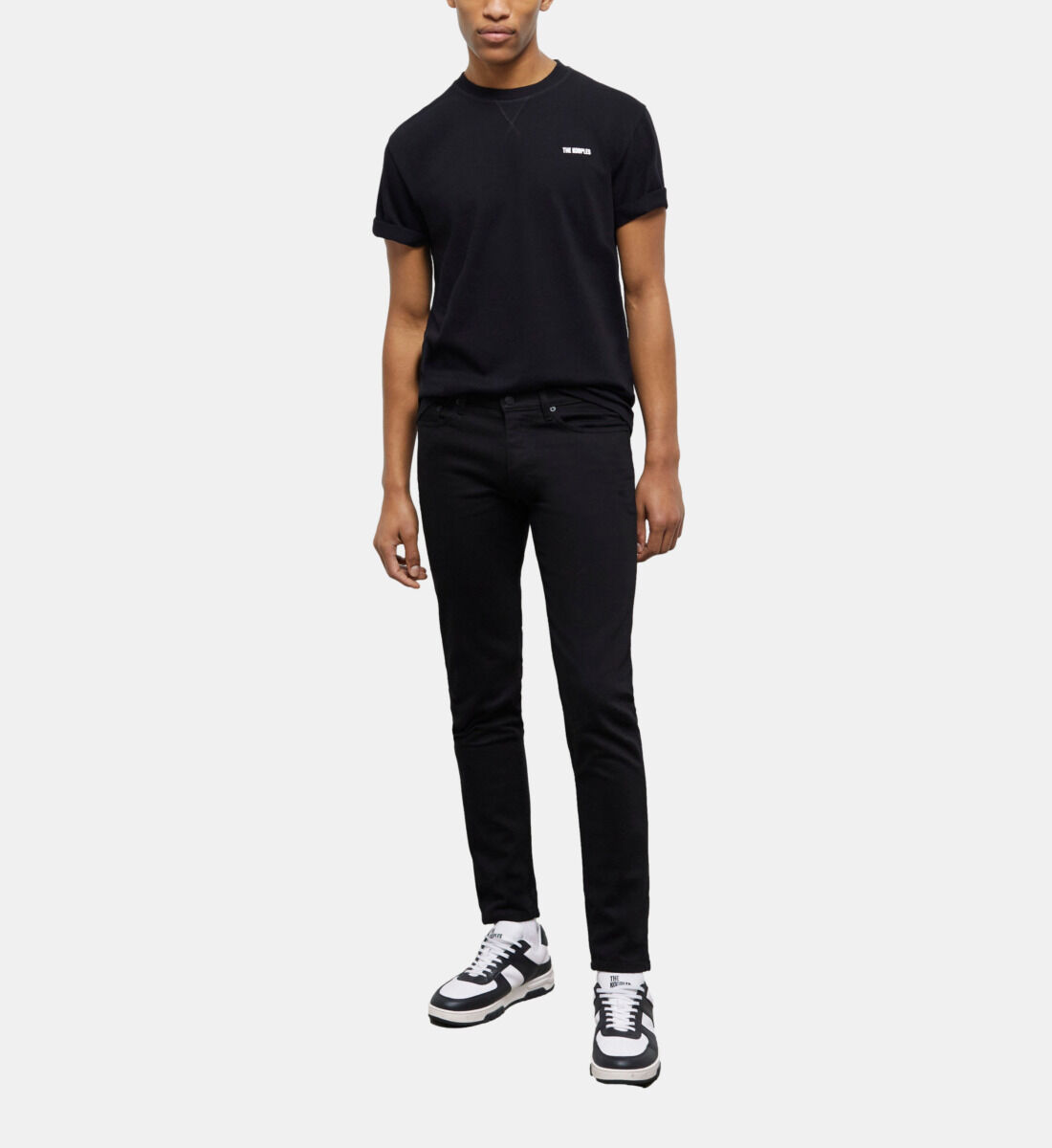 T shirt Homme logo The Kooples noir