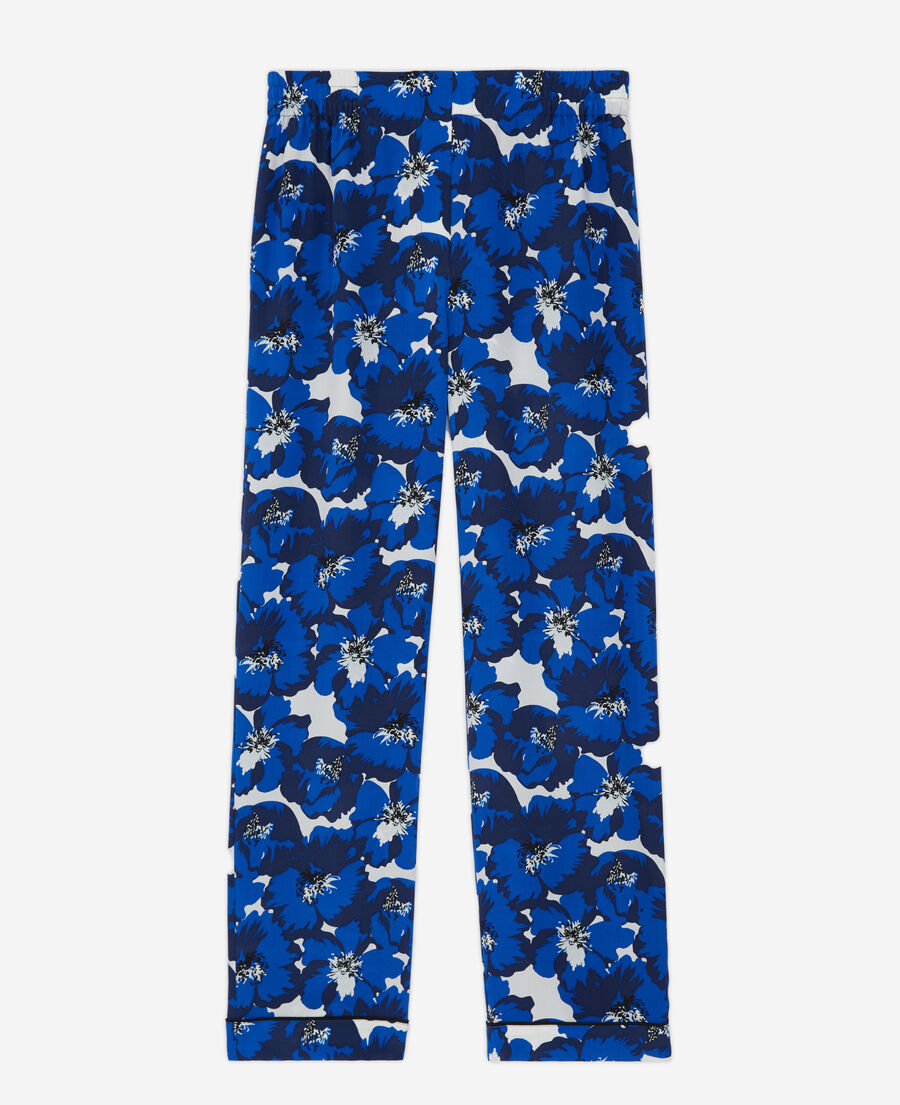 The Kooples F BLUE silk printed pants