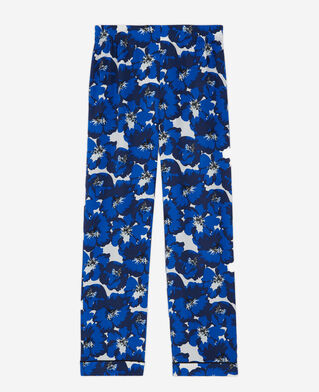 The Kooples F BLUE silk printed pants