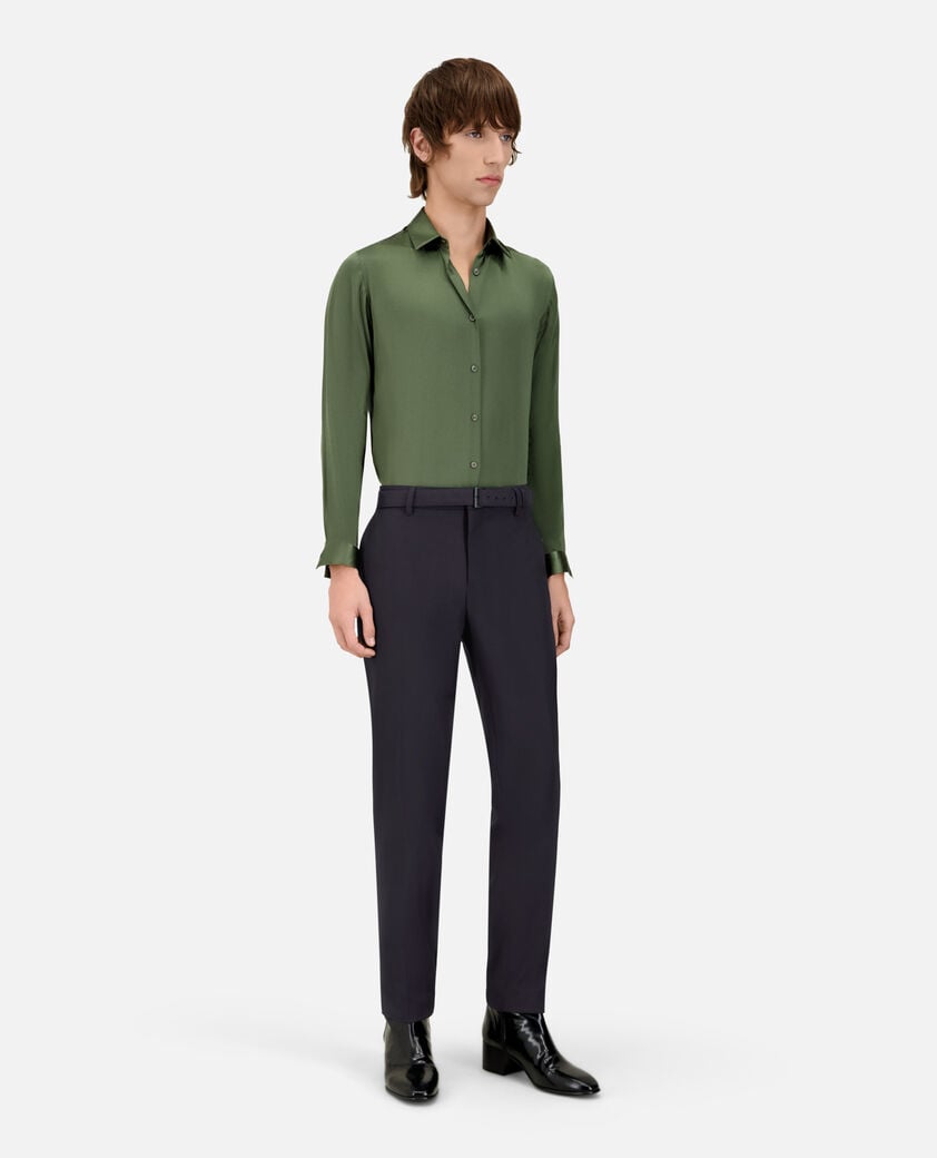 The Kooples HOMME DARK NAVY pantalon de costume super 100's en laine marine