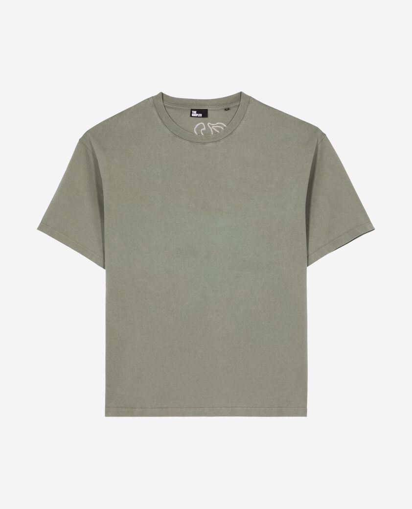 The Kooples MEN FORET t-shirt with green logo on back