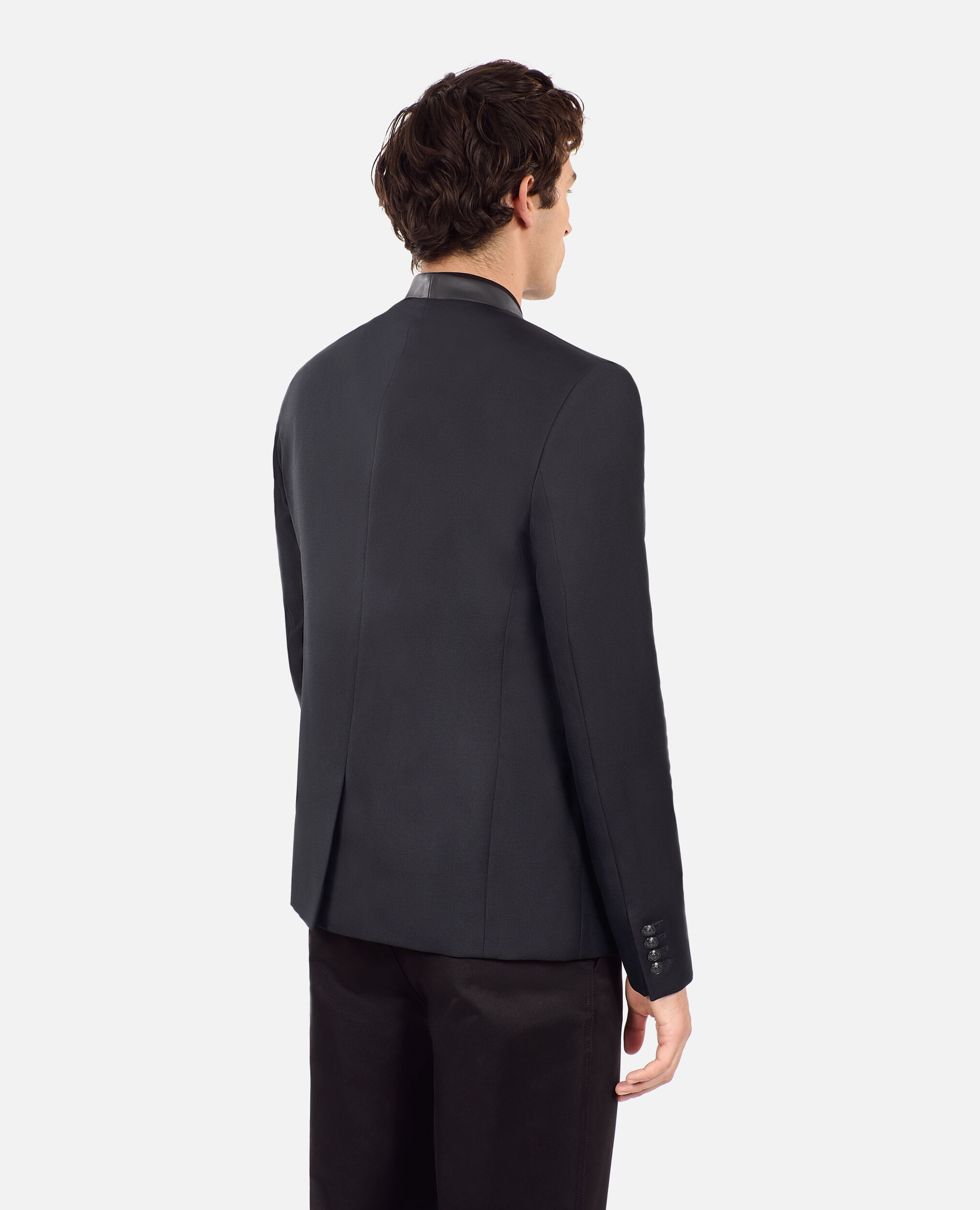 Blazer en laine noir, BLACK, hi-res image number null