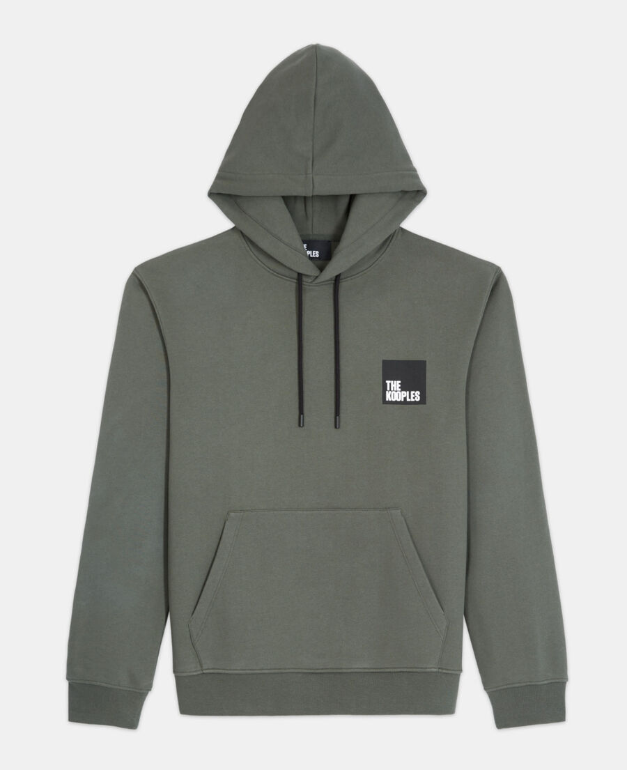 green sweatshirt