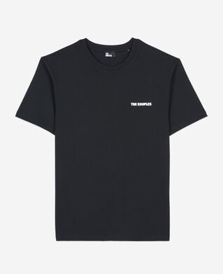 The Kooples HOMME BLACK t-shirt avec sérigraphie logo noir