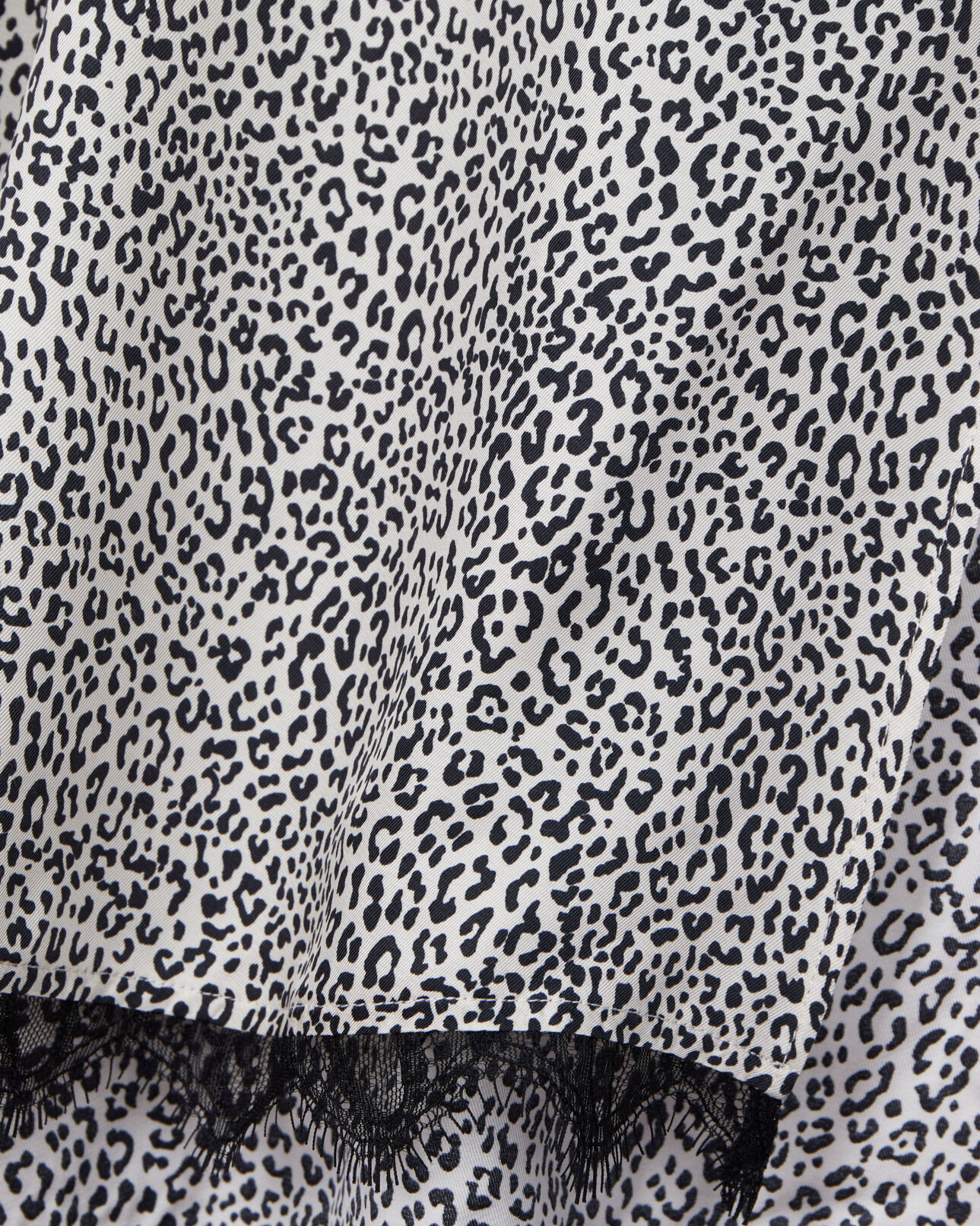 The Kooples FEMME BLACK WHITE jupe longue léopard