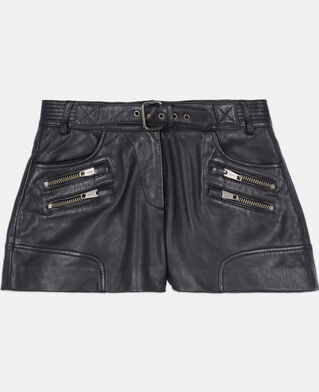 The Kooples DAMEN BLACK kurze, schwarze shorts
