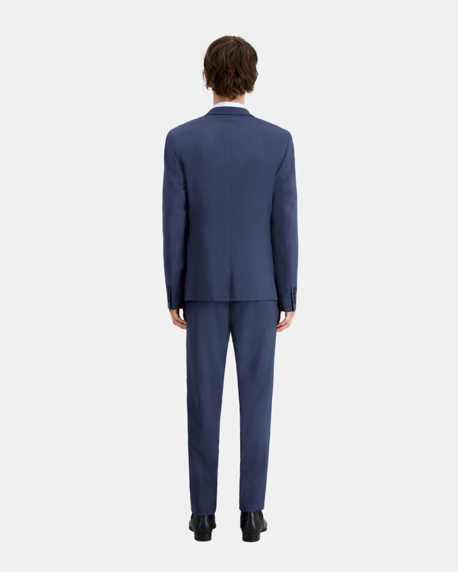 Blue wool suit blazer, LIGHT BLUE, hi-res image number null
