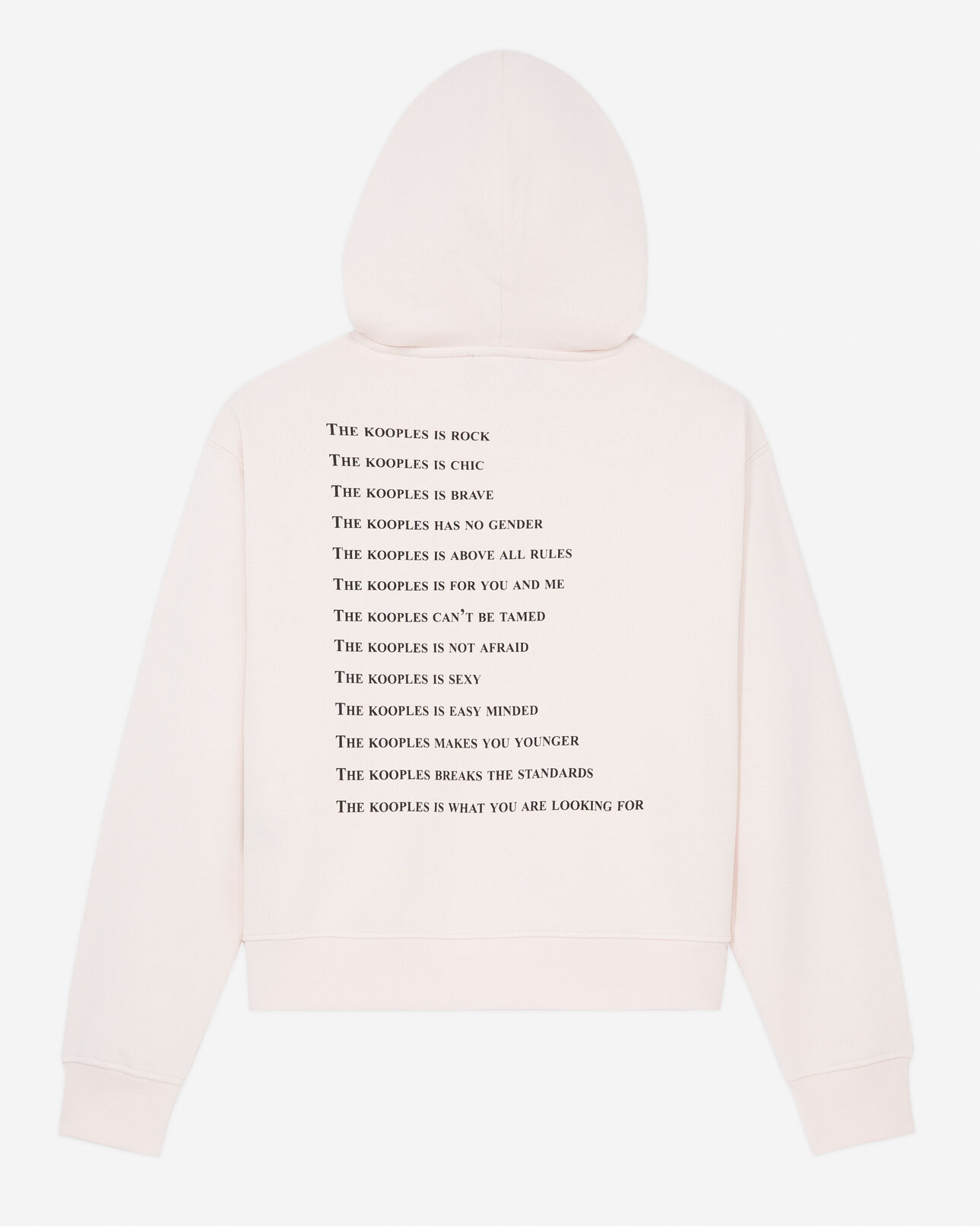 The Kooples FEMME PINK sweat rose sérigraphie what is