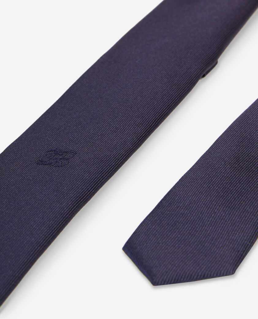 The Kooples MEN NAVY navy blue silk tie