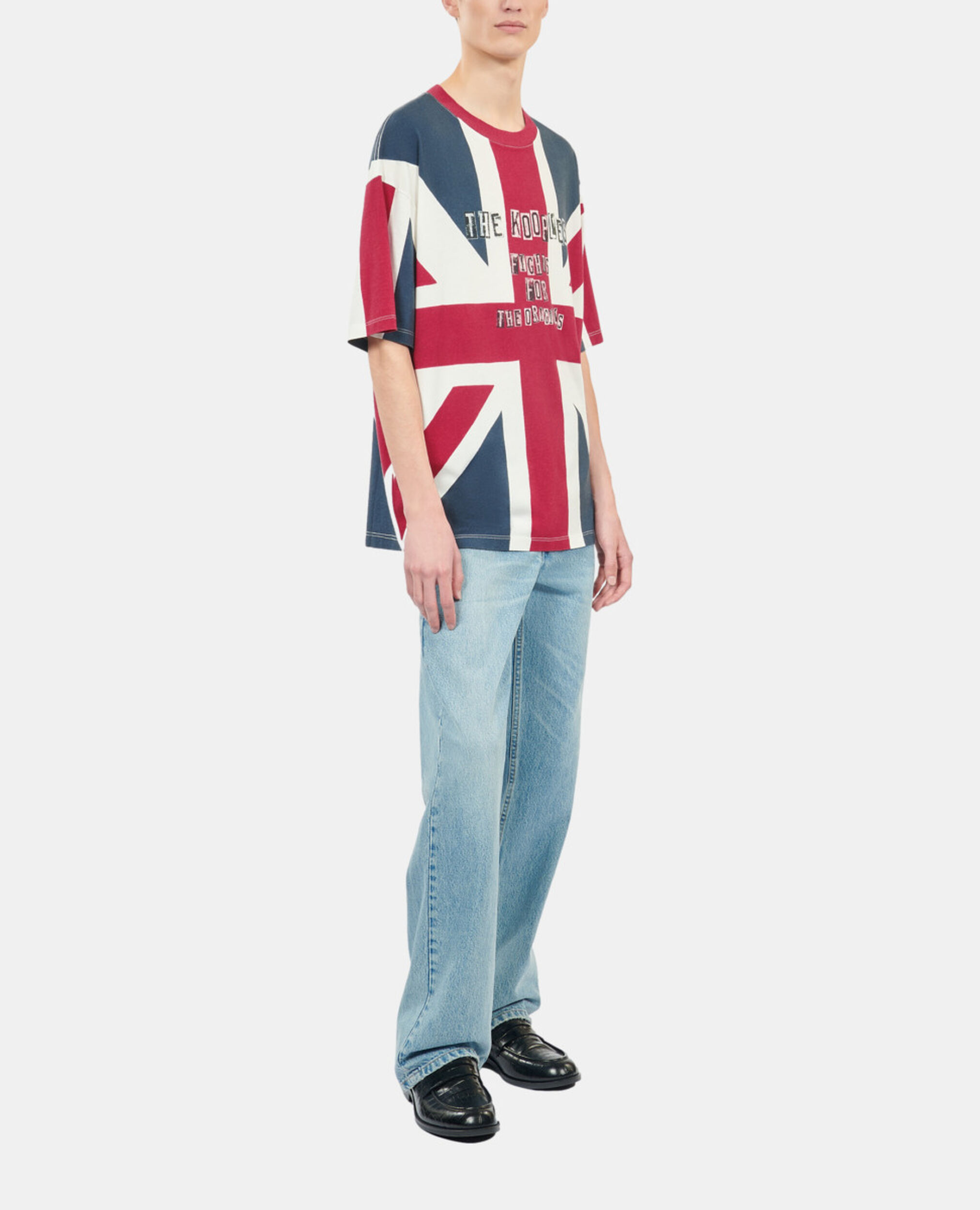 T-Shirt mit UK-flag-Print, RED, hi-res image number null