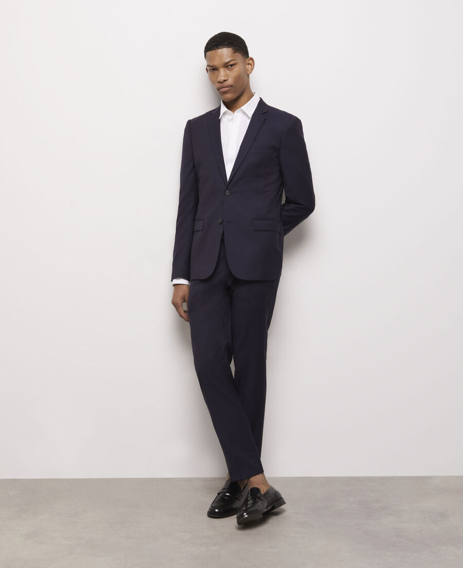 navy blue suit pants