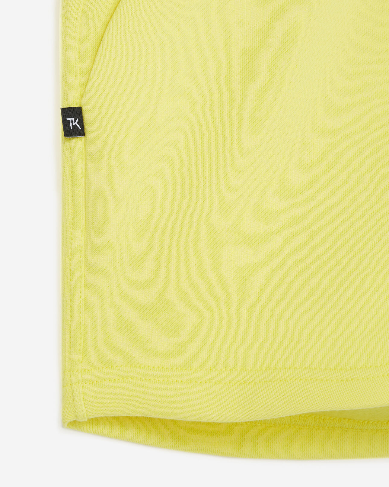 The Kooples WOMEN YELLOW yellow shorts in cotton w/embossed logo
