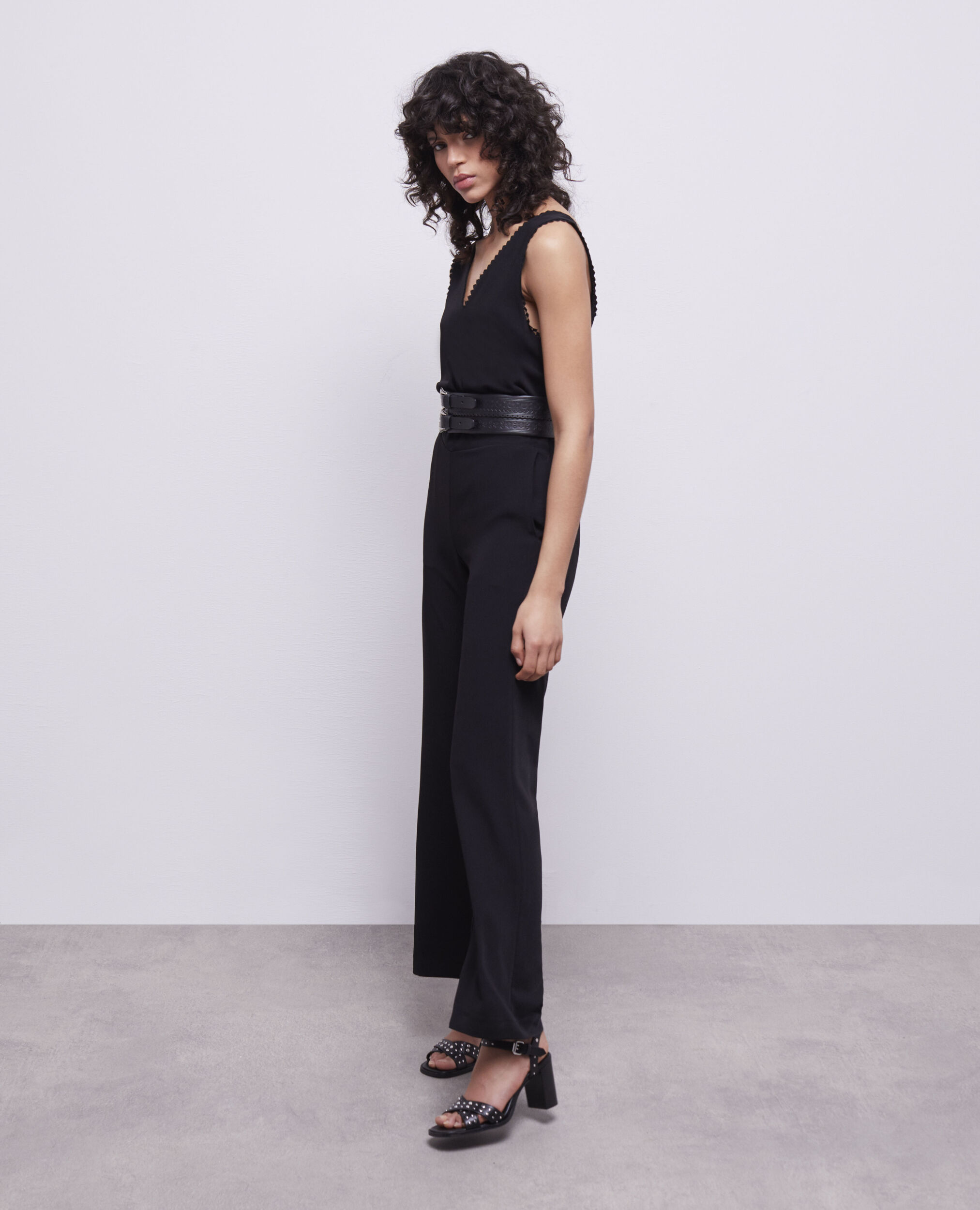 Black jumpsuit The Kooples UK