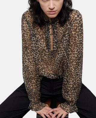 The Kooples WOMEN LEOPARD leopard print blouse