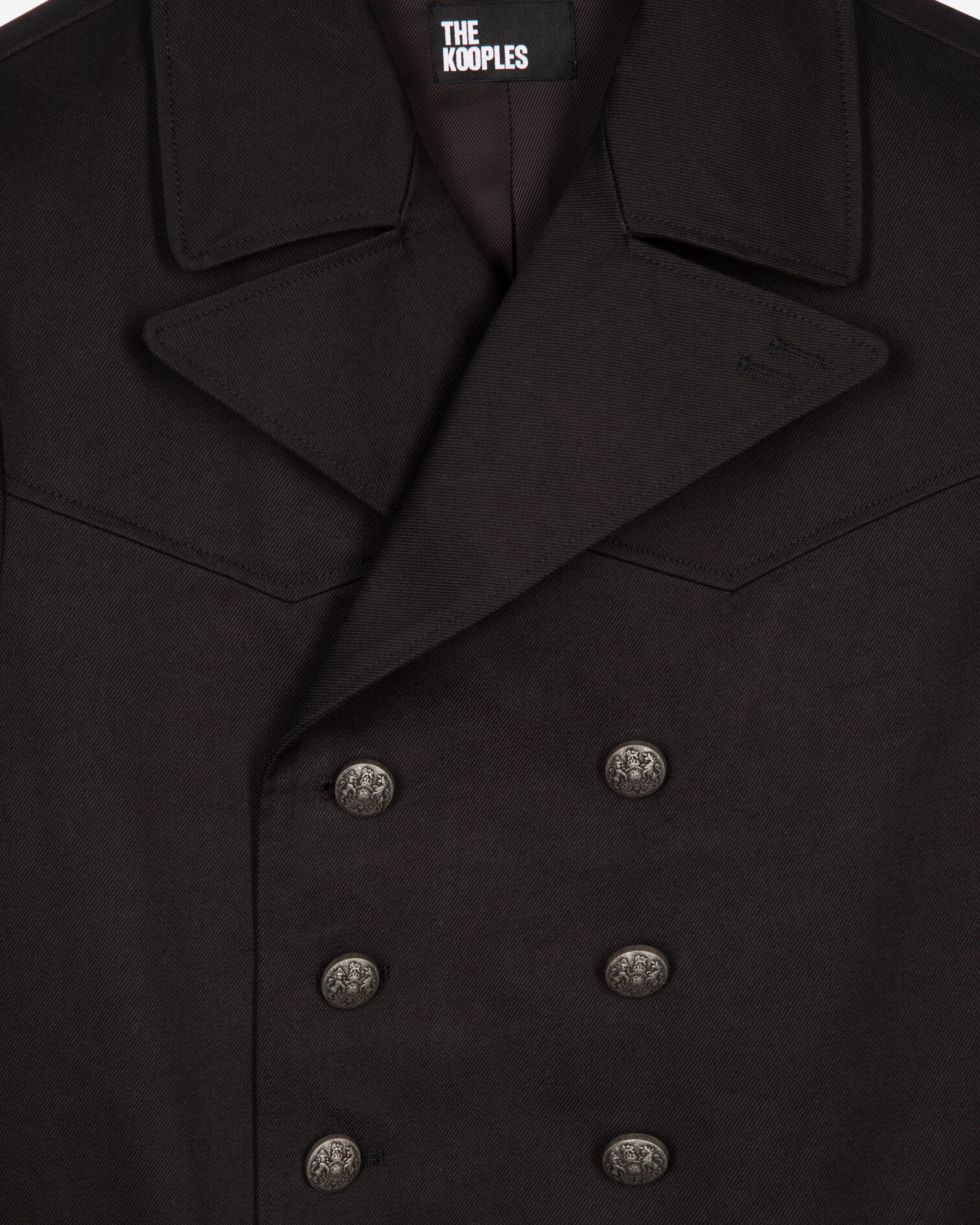 Grey cotton coat, DARK GREY, hi-res image number null
