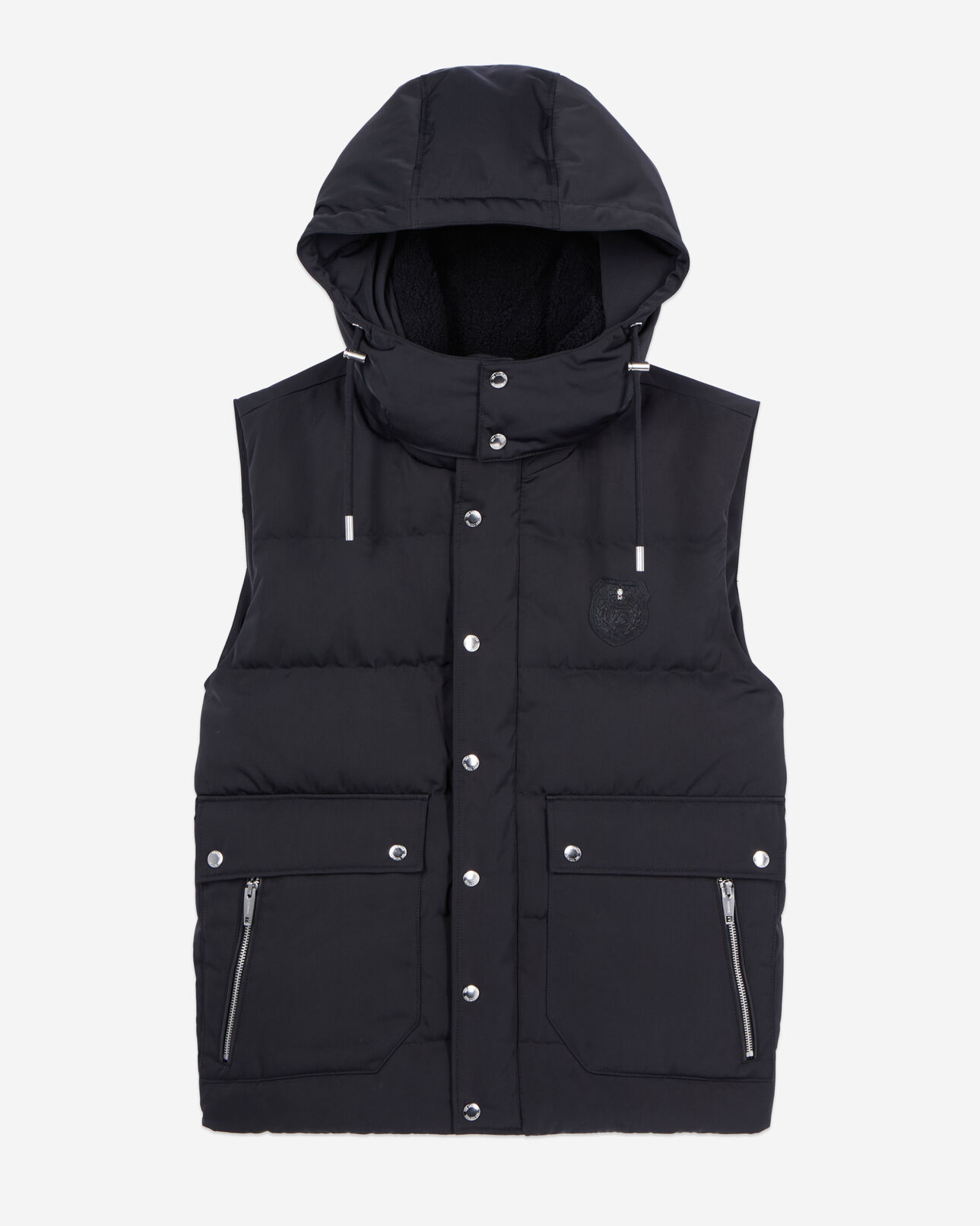 The Kooples HOMME BLACK doudoune sans manches noire