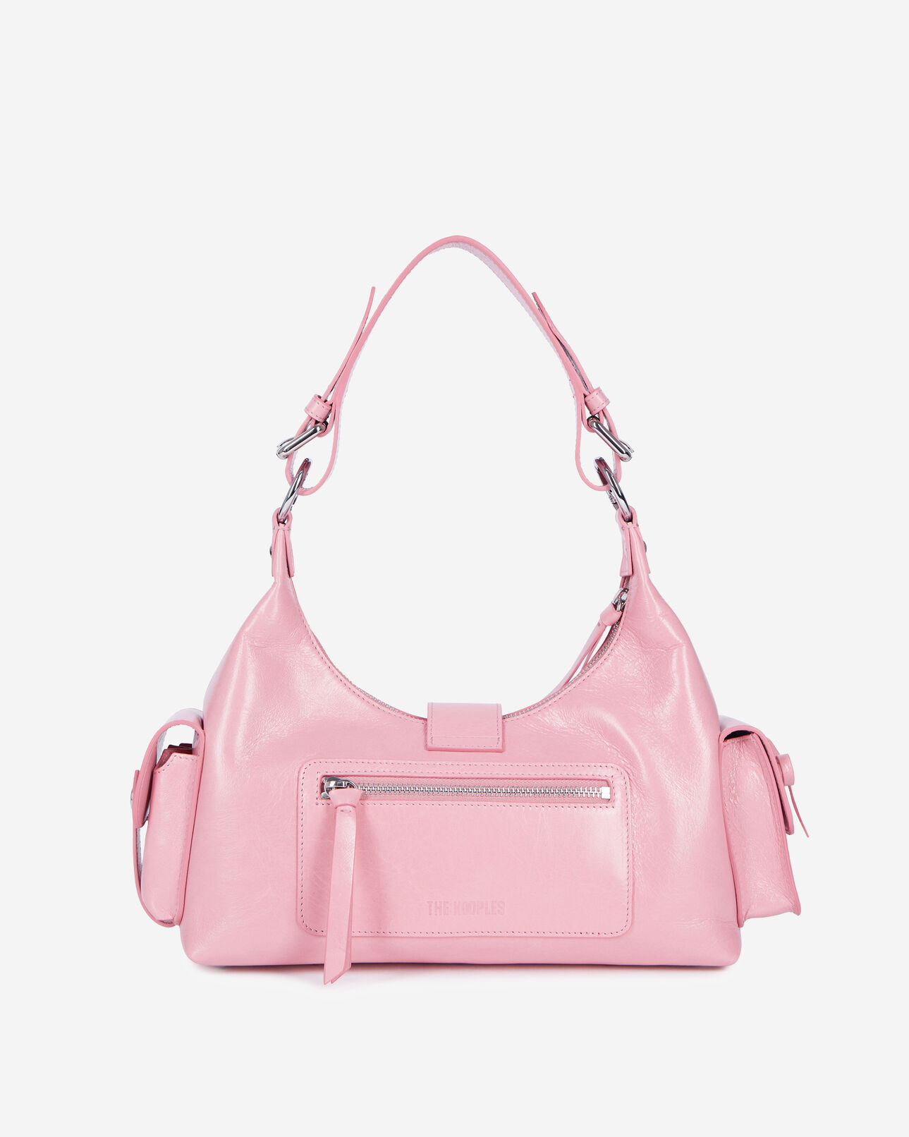 The Kooples WOMEN BABY PINK pink leather amelia bag