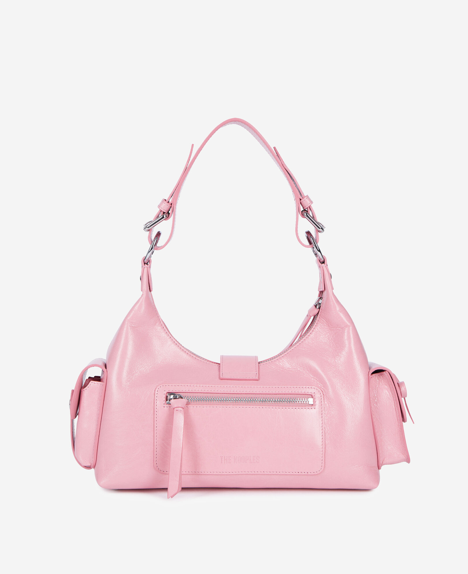 The Kooples DAMEN BABY PINK amelia-tasche aus rosafarbenem leder