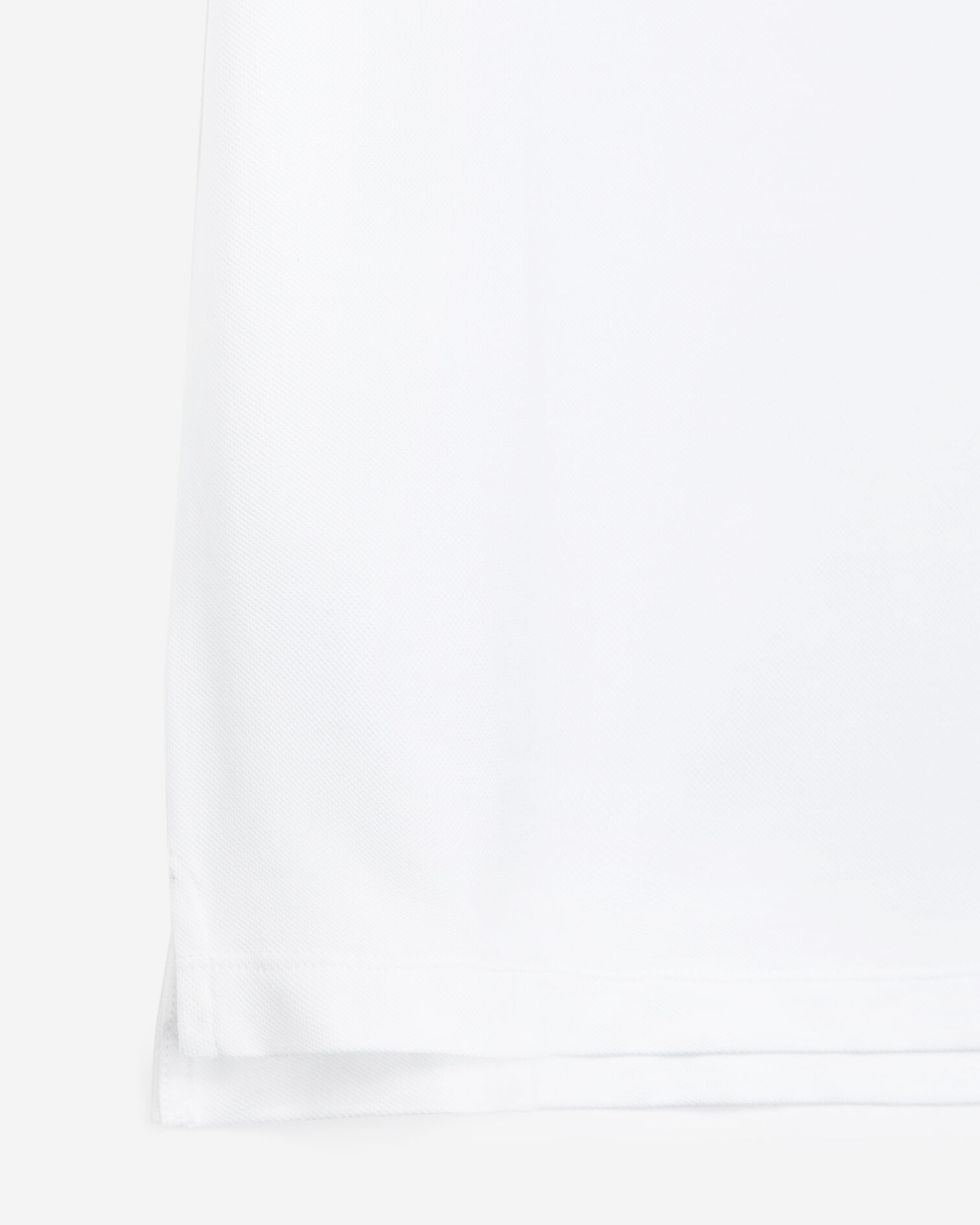 Polo blanc col classique à détail brodé, WHITE, hi-res image number null