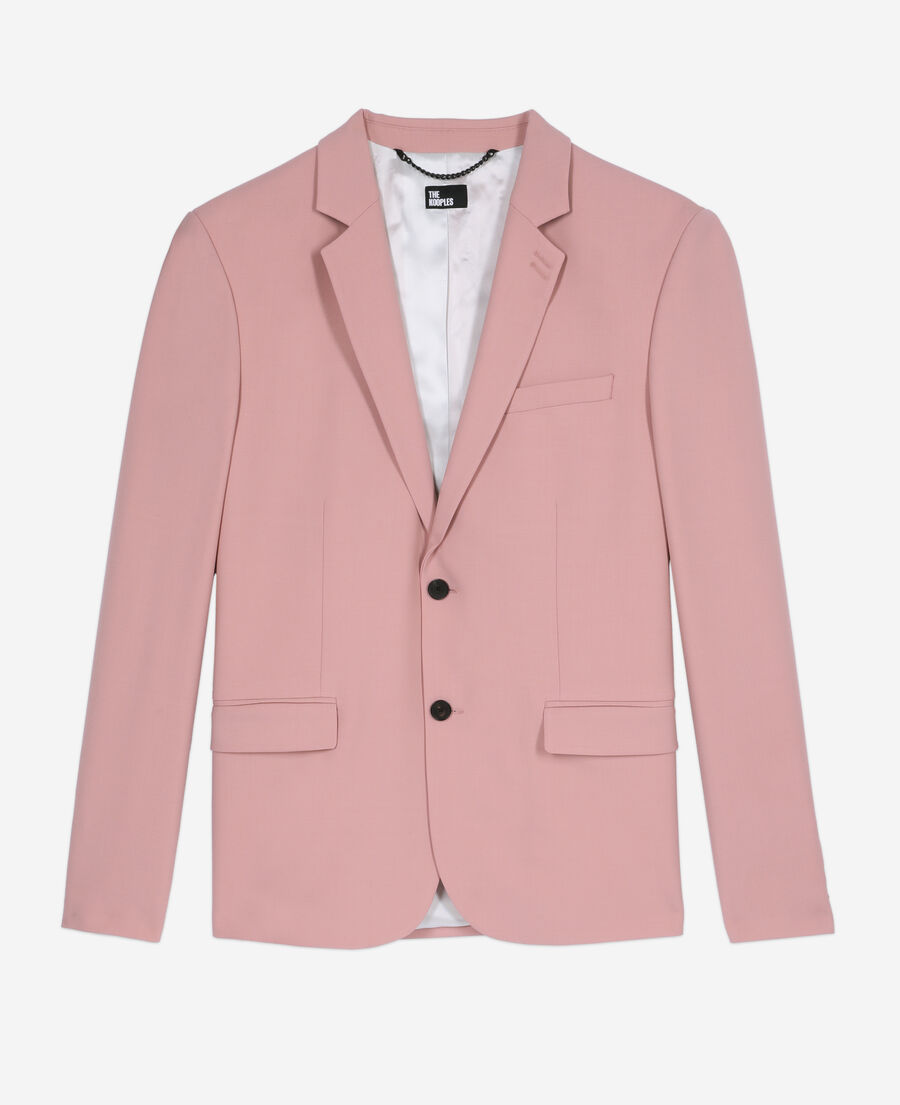 The Kooples H PASTEL PINK pink suit jacket