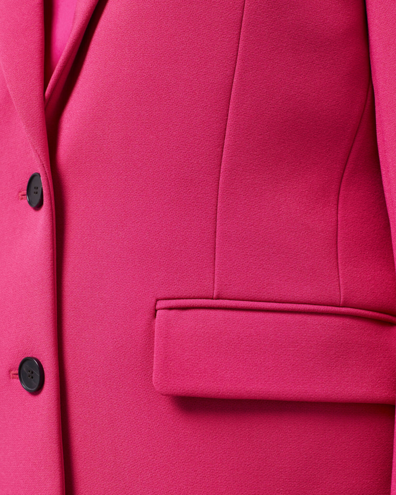 Veste tailleur rose en crêpe, PINK, hi-res image number null