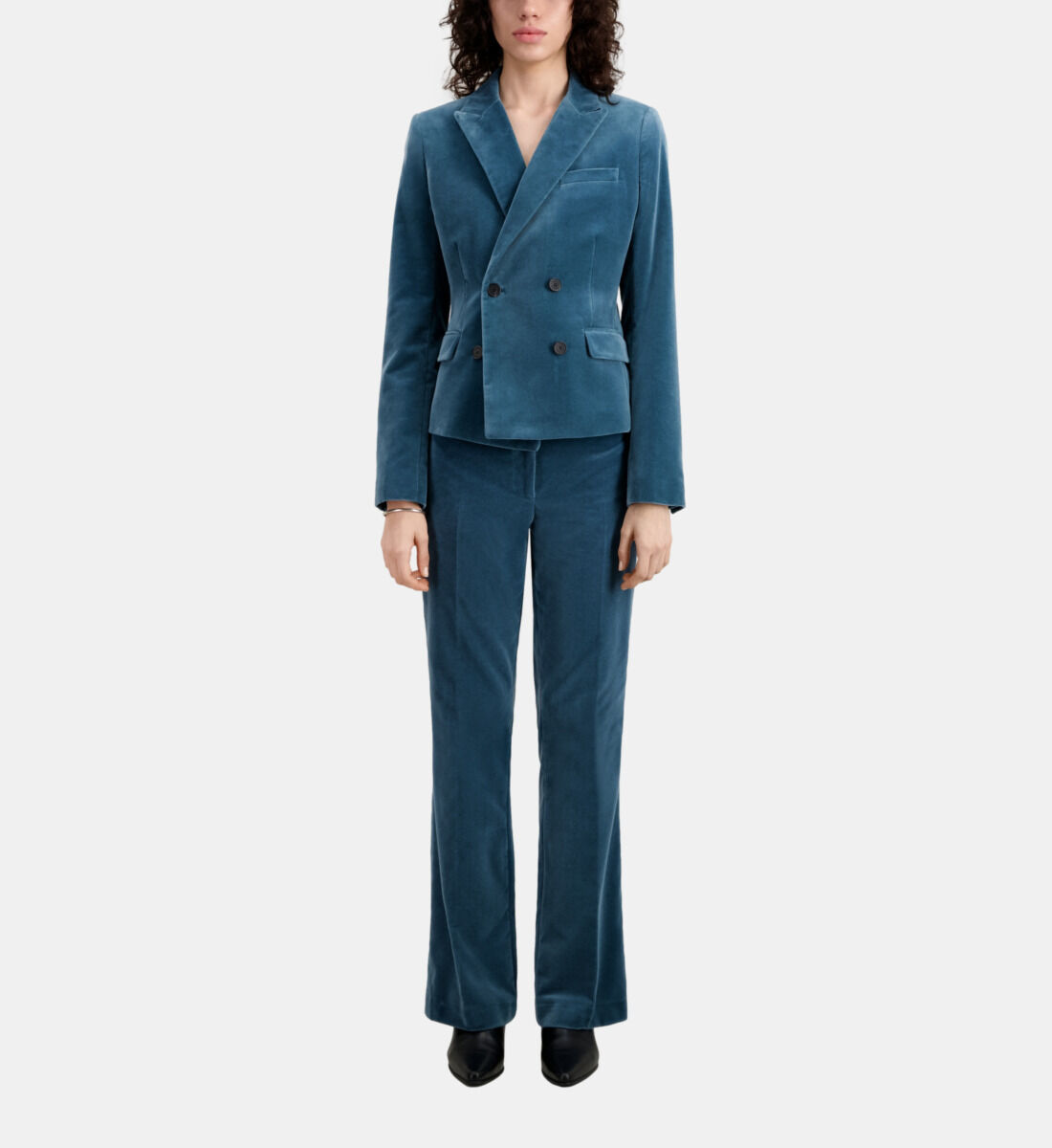 Short blue blazer outlet