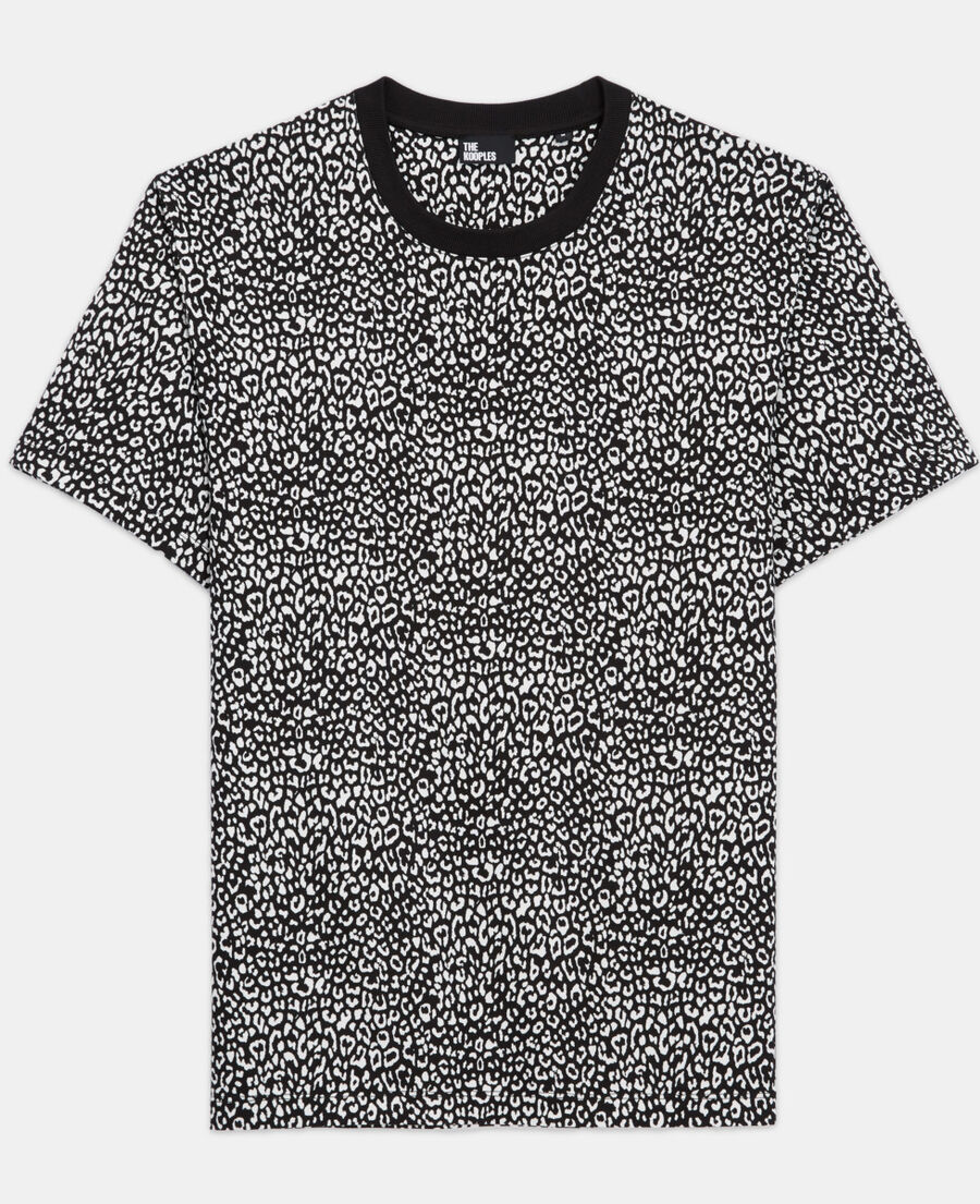 black leopard print t-shirt
