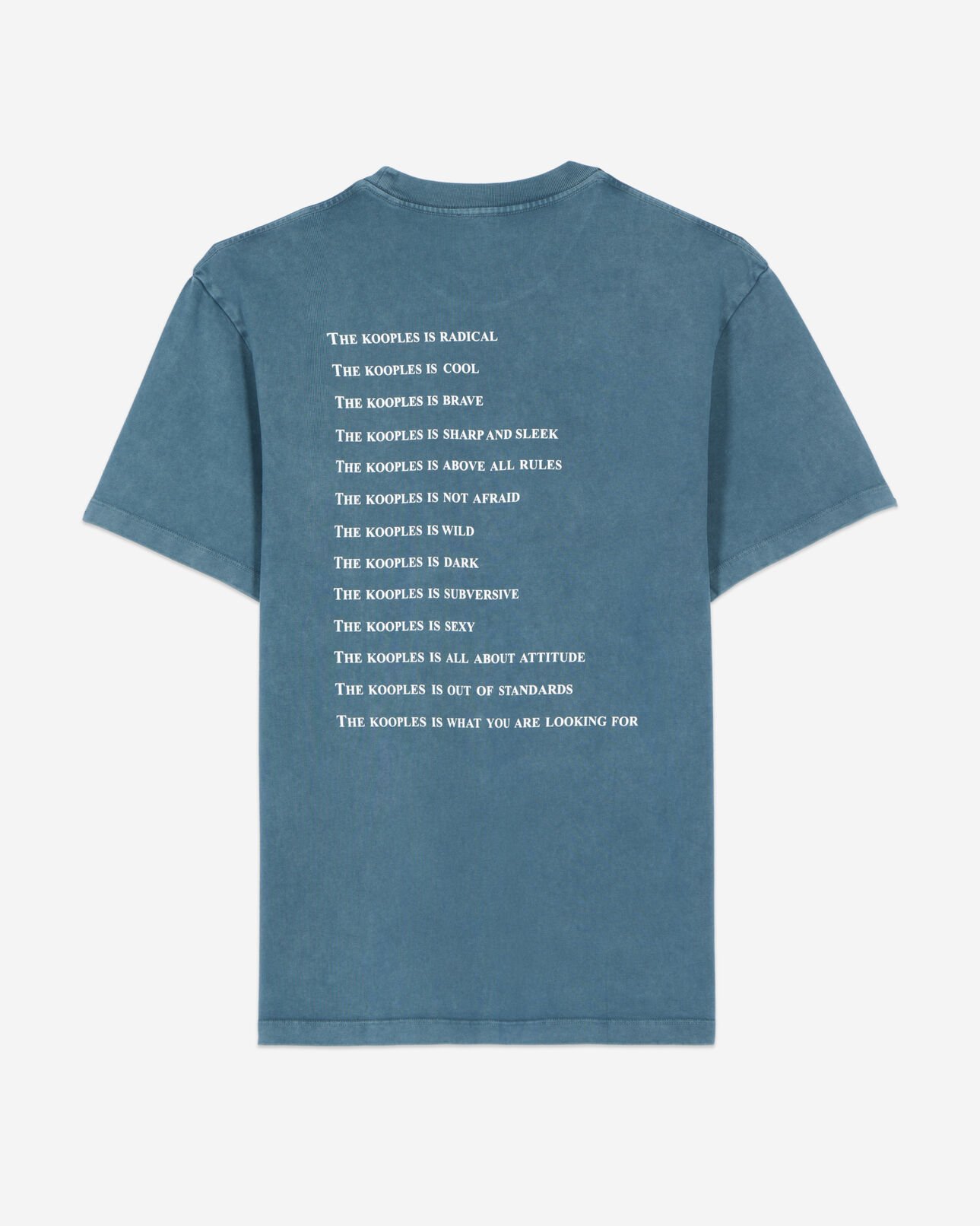 The Kooples HOMME DARK BLUE t-shirt what is avec clous bleu