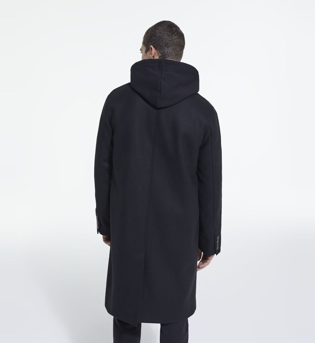 Manteau long homme capuche clearance