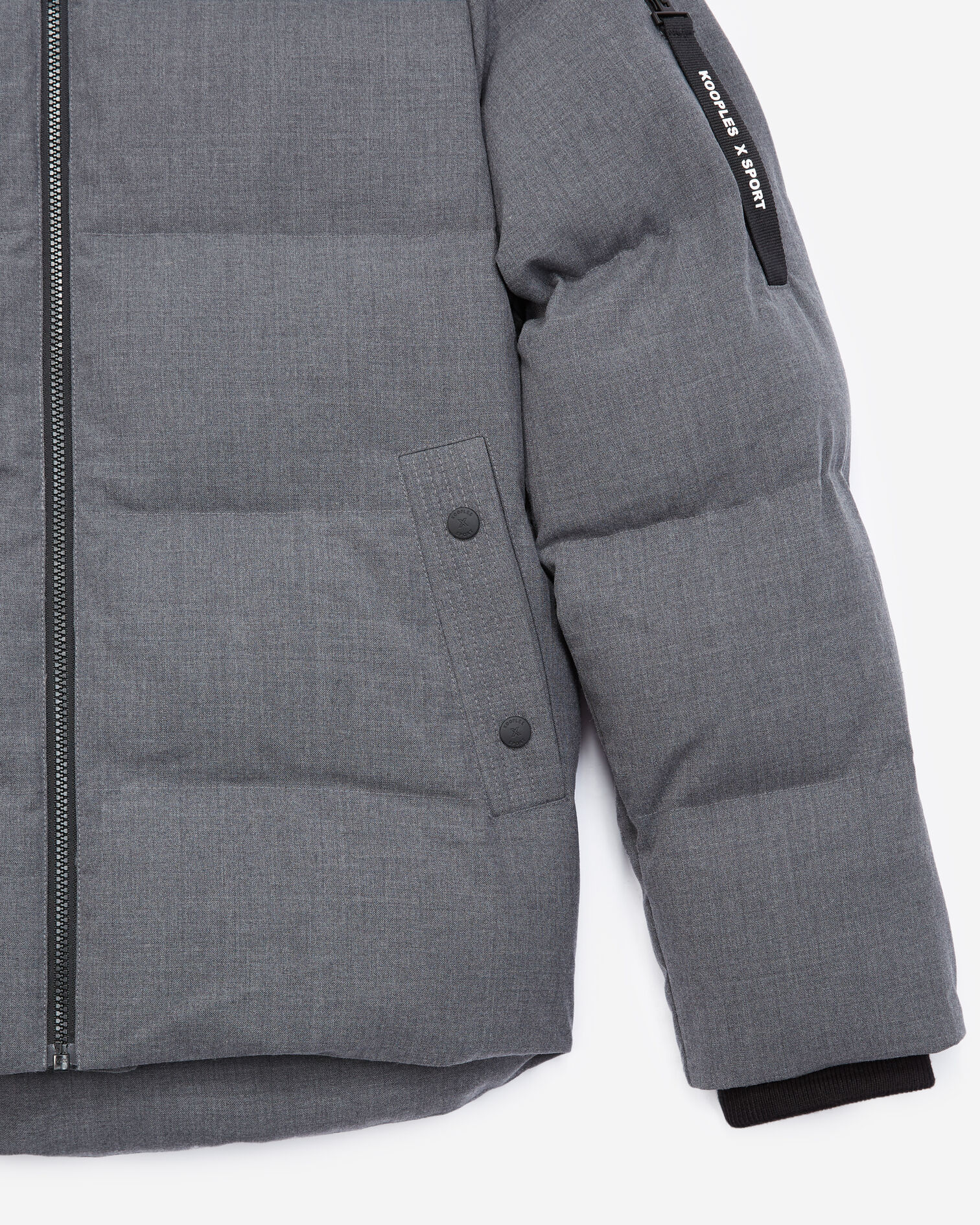Doudoune matelassée gris anthracite, ANTHRACITE, hi-res image number null
