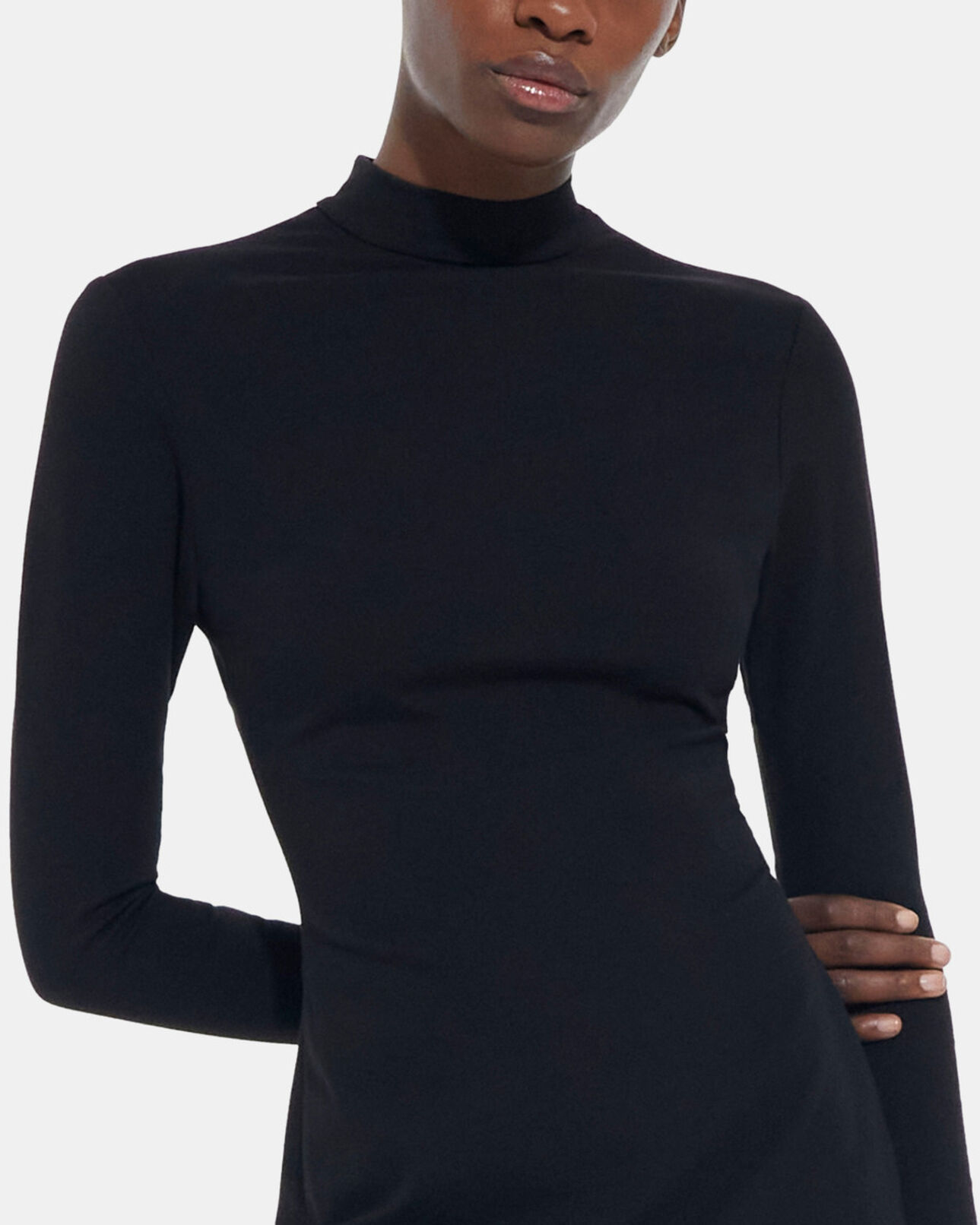 The Kooples FEMME BLACK robe courte noire
