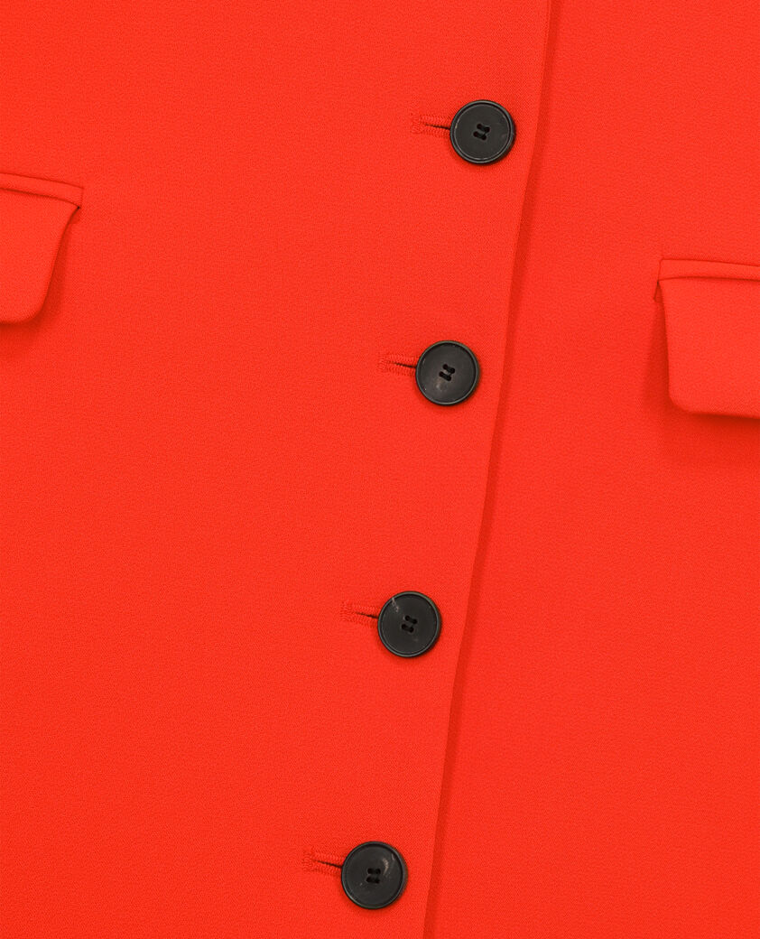 The Kooples FEMME ORANGE robe type tailleur courte orange