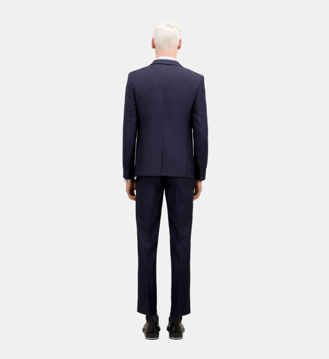 Veste de costume bleu marine en laine The Kooples France