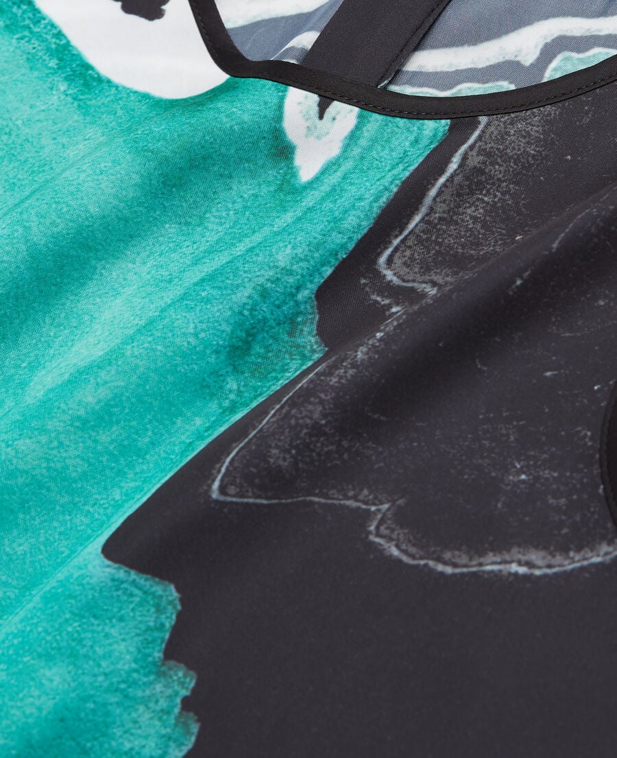 The Kooples F BLACK / GREEN printed top