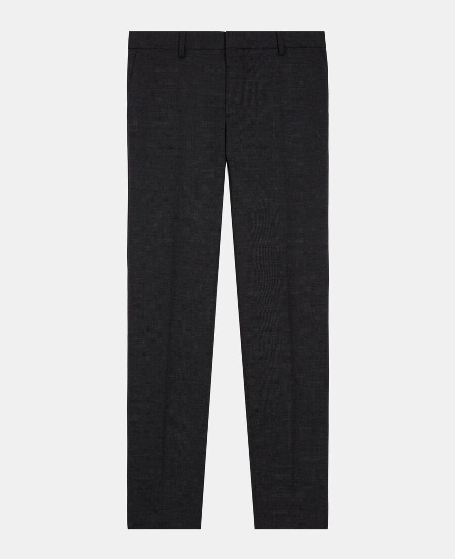 black wool suit pants